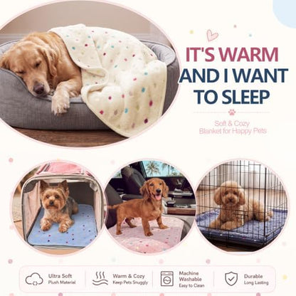 Tatuo 4 Pcs Fleece Dog Blankets - Image 5