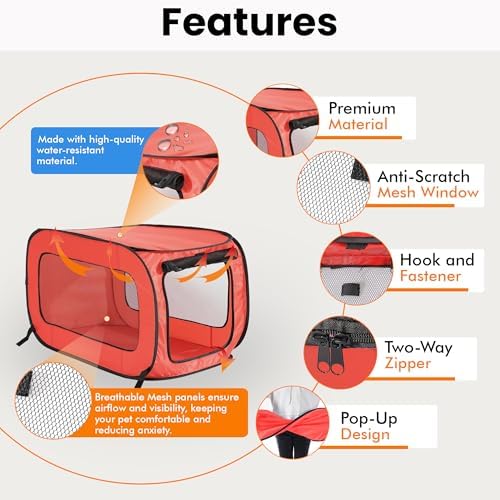 Portable Collapsible Pop Up Kennel - Image 4