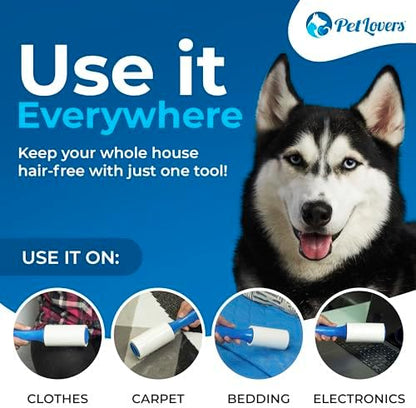 PetLovers Extra Sticky Lint Roller Mega Value Set 1000 Sheets - Image 6