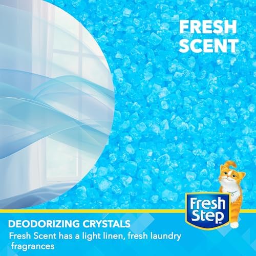 Fresh Step Cat Litter Crystals Deodorizer, Fresh Scent, 70 Oz - Image 2