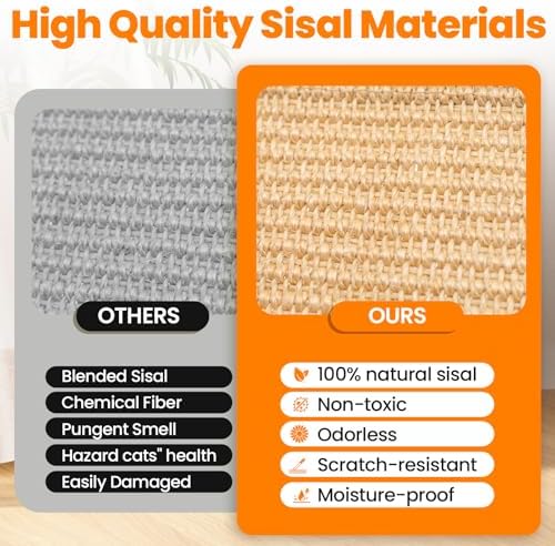 KEDAO Sisal Cat Scratcher Bed Scratching Posts - Image 4