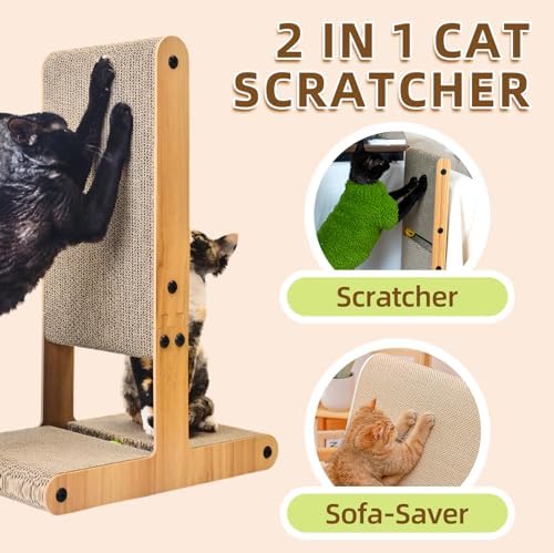 Nekosan Cat Scratcher, T-Shaped Cat Scratcher - Image 2