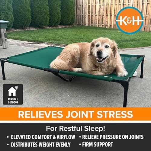 K&H Outdoor Elevated Dog Bed, Cooling Raised Dog Bed, Medium 32x25in - Image 3