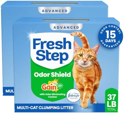 Fresh Step Advanced Odor Shield Clumping Cat Litter by FreshStep