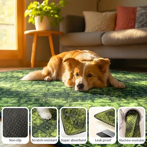 Washable Pee Pads for Dogs 48"x72" 2 Pack Reusable Puppy Potty Pad - Image 5
