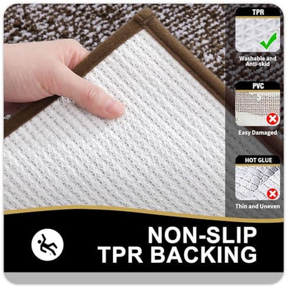 OLANLY Small Bathroom Rugs 24x16, Absorbent Microfiber Bath Rugs - Image 5