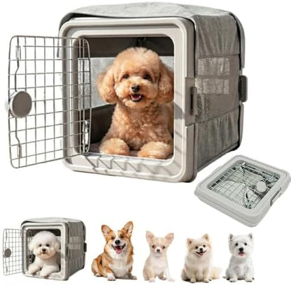 Collapsible Hard Cat Carrier & Small Dog Crate, Pet Carrier Travel by Unknown