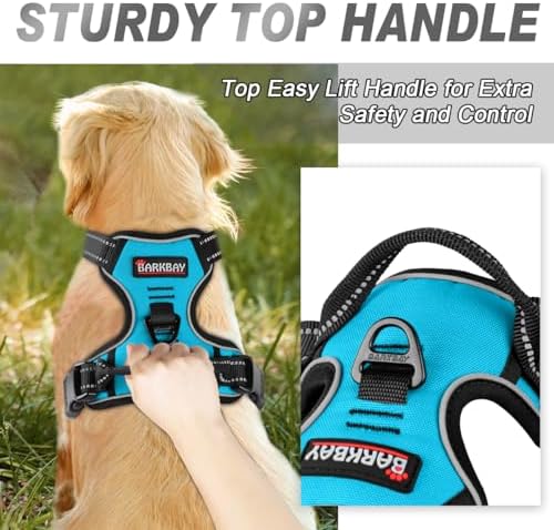 BARKBAY Dog Harness No Pull for Small Sized Dog Front Back Clips, Dog Vest - Image 3