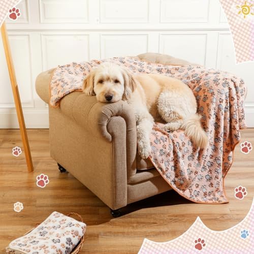 Tatuo 4 Pcs Fleece Dog Blankets - Image 6