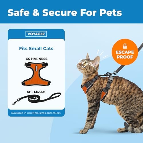 Voyager Escape-Proof Step-in Cat Harness & Leash - Image 2
