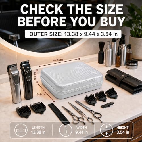 Boobowl Barber Accessories Bag for Clippers and Supplies, Hair Clipper Box - Image 6
