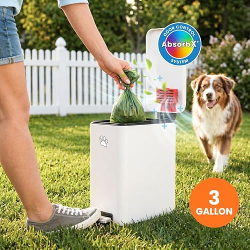 iTouchless 3 Gallon / 12 Liter Dog Poop Trash Can - Image 2
