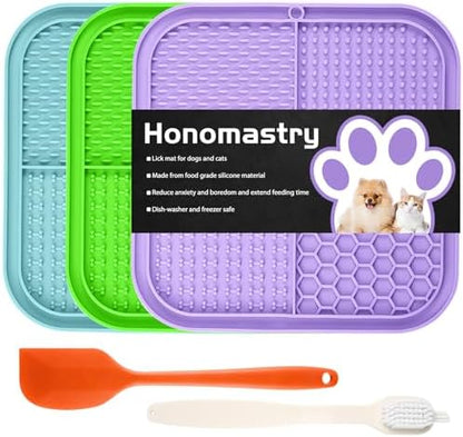 Lick Mat for Dogs, Premium Lick Pad by Honomastry
