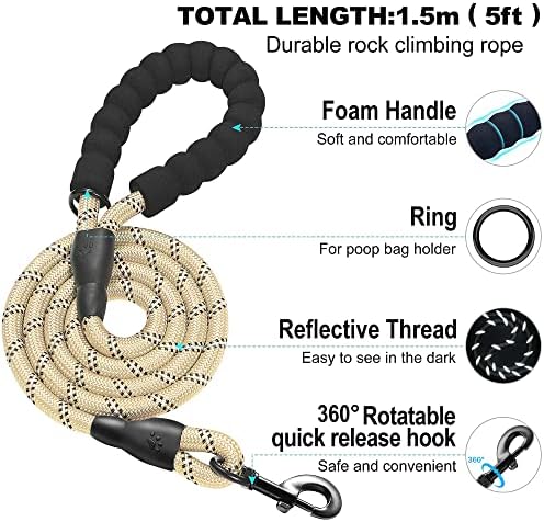 haapaw Dog Harness with Leash Set, No Pull Adjustable Reflective Step-in Puppy - Image 3