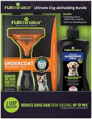 FURminator Ultimate Dog deShedding Bundle by FURminator
