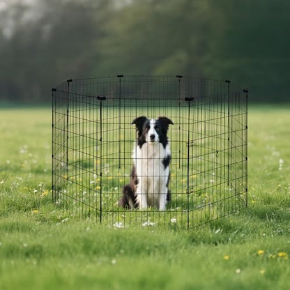 Amazon Basics Foldable Octagonal Metal Exercise Dog Playpen, Indoor/Outdoor - Image 7