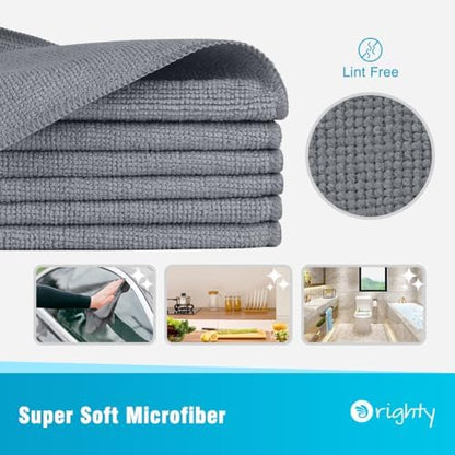 Orighty Microfiber Cleaning Cloth, Cleaning Rags, 24 Pack, 12x11 in - Image 2