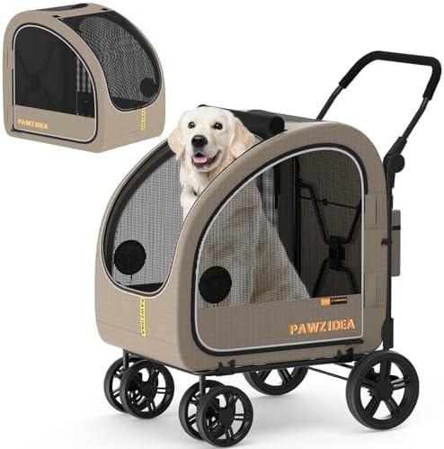 PAWZIDEA 3-in-1 Large Dog Stroller by PAWZIDEA-Inlovejoywelive