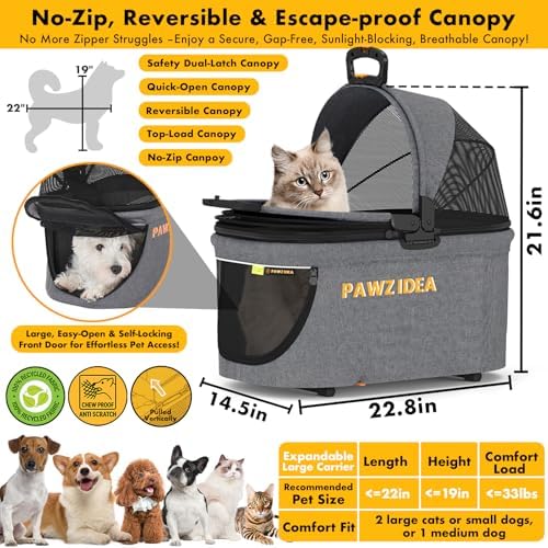 PAWZIDEA Portable Small Dog Crate - Image 2