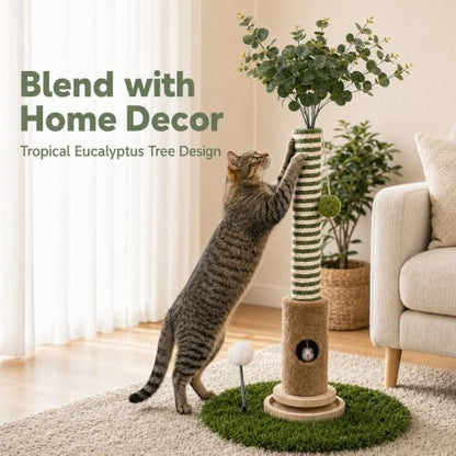 39" Sisal Rotating Cat Scratching Post - Image 6