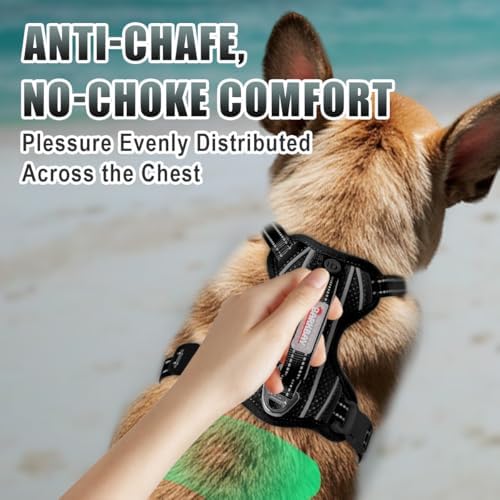 BARKBAY No Pull Dog Harness Large Reflective Dog Harness - Image 4