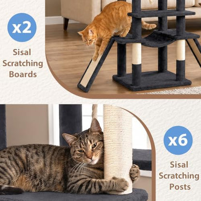 Gitelsnour Cat Tree, 78.7'' Tall Tower - Image 5