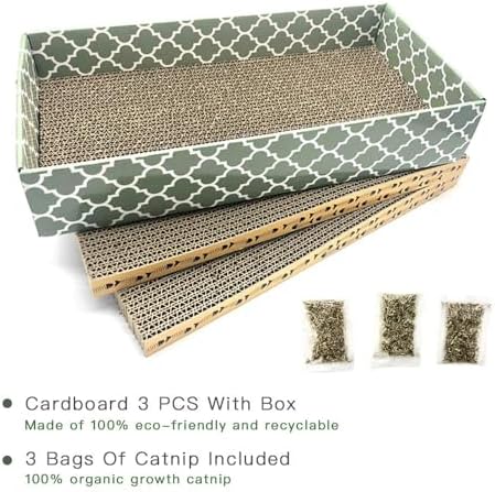 Cat Scratcher Cardboard Scratching Pads Scratch Lounge Bed - Image 6