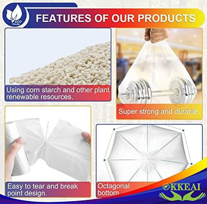 OKKEAI 8 Gallon Garbage Bags - Image 6
