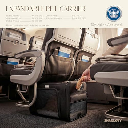 Top-Side Expandable Pet Carrier, Treat Window - Image 3