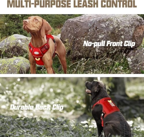 AUROTH Dog Harness for Small Medium Dogs, Tactical No Pull Dog Vest - Image 5