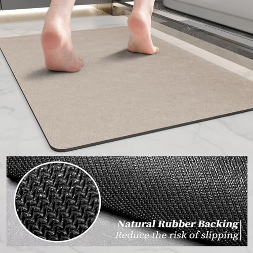 Bathroom Mat Rugs Sets 2 Piece Stone Bath Mats - Image 4