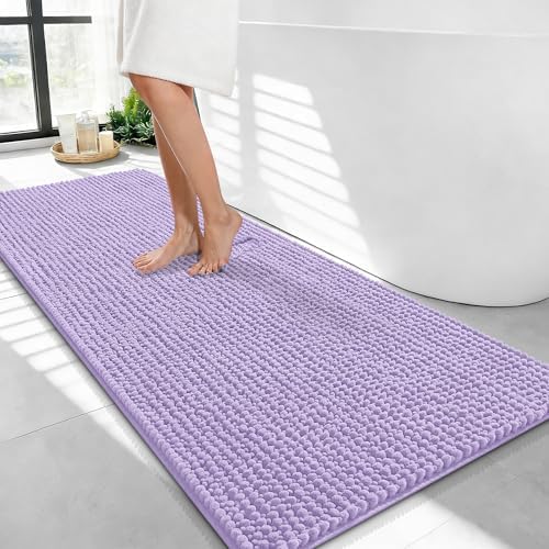 OLANLY Thick Chenille Bathroom Runner Rugs Mats 44x24 by OLANLY