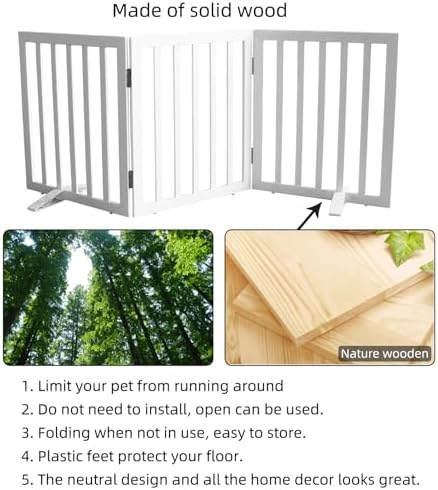ZJSF Freestanding Indoor Dog Gate - Image 6