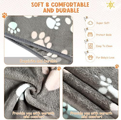 Tatuo 4 Pcs Fleece Dog Blankets - Image 4