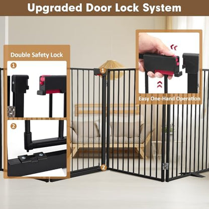 Metal Freestanding Dog Gates - Image 3