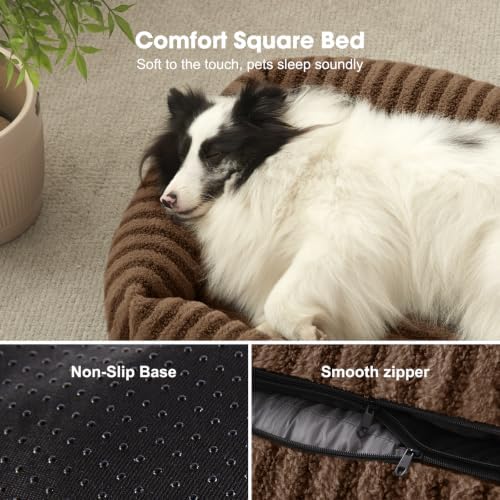 MIXJOY Dog Bed Medium Size Dog, Washable Medium Dogs Bed - Image 3