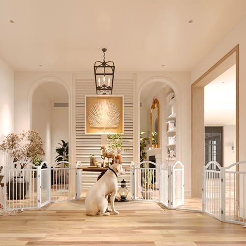 BHG Metal No-Assembly Freestanding Dog Gate - Image 2