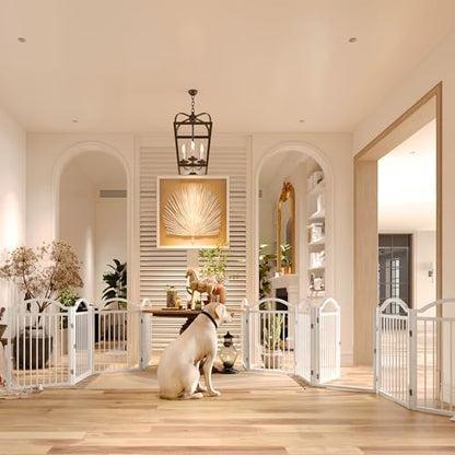BHG Metal No-Assembly Freestanding Dog Gate - Image 2