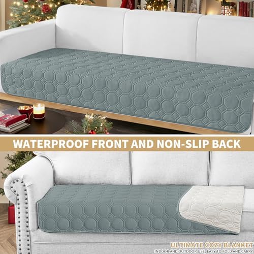 ZNSAYOTX Ultimate Cozy Blankets 100% Waterproof Sofa Mat Blanket - Image 2
