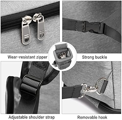 Wheeled Pet Carrier Backpack Pet Stroller, Travel Carrier, Car Seat - Image 4