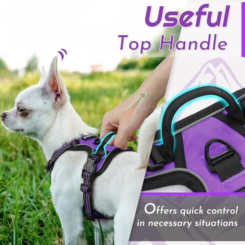 Eagloo Dog Harness for Small Dogs, No Pull Pet Vest - Image 5