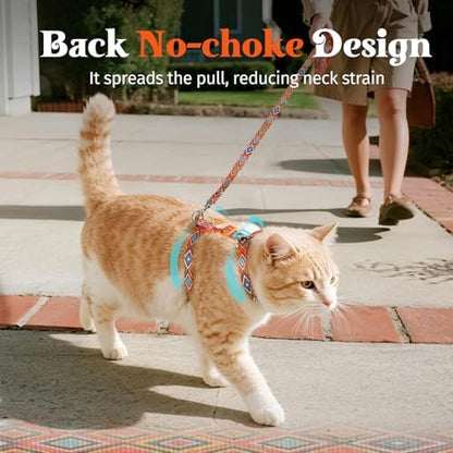 Dooradar Cat Harness and Leash Set, Adjustable Pet Straps - Image 3
