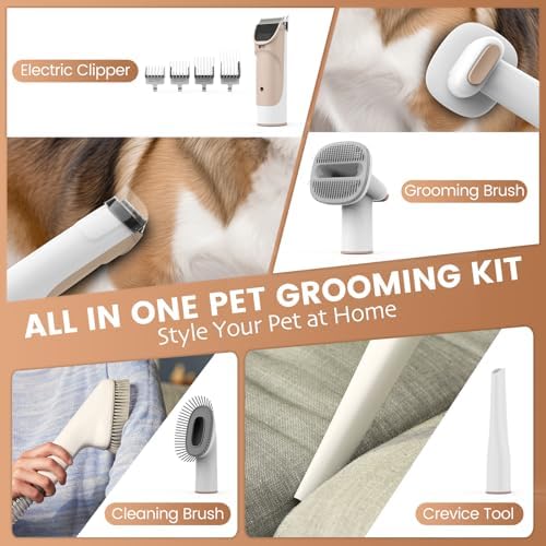 FIXR Dog Grooming Vacuum, Pet Grooming Kit - Image 2