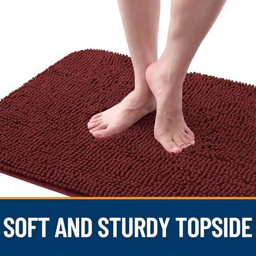 OLANLY Dog Door Mat for Muddy Paws 54x24, Super Absorbent Chenille Mud Mat - Image 4
