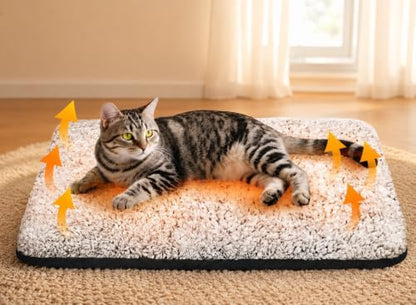 Self Warming Cat Bed, 2.0 Upgraded Thermal Mat by WanpeeGoo