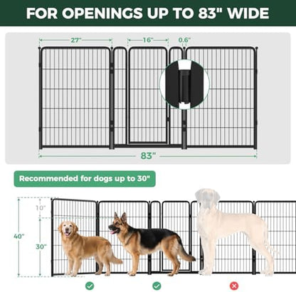FXW Dog Gate, Extra Wide Adjustable - Image 6