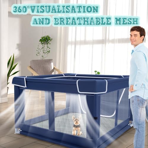 XVISHX 42x42 Inches Puppy Playpen - Image 6