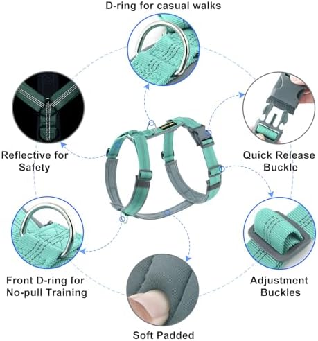 Plutus Pet No Pull Dog Harness, Adjustable Nylon Harness - Image 2