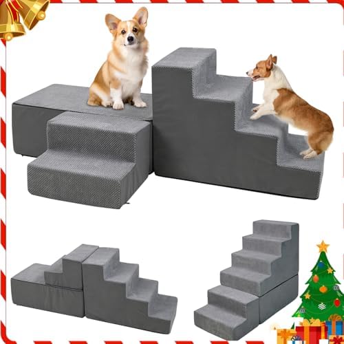 Dog Stairs&Steps for Small Dogs for High Beds 30-36" Tall - Image 7