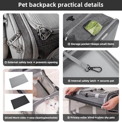 Cat Carrier Soft Sided Dog Carrier - Image 4